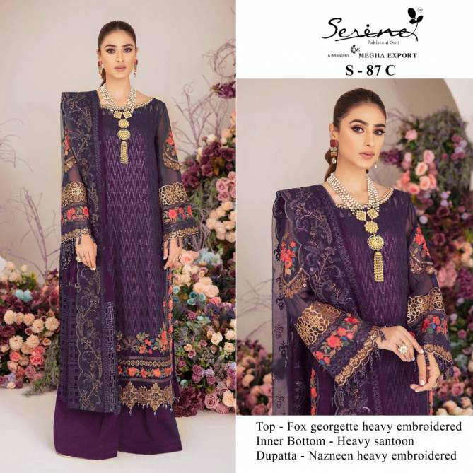 Serene S 87 Festive Wear Wholesale Pakistani Salwar Suit